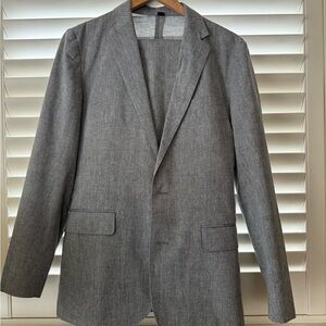 Men's Gray Slim Fit Suit